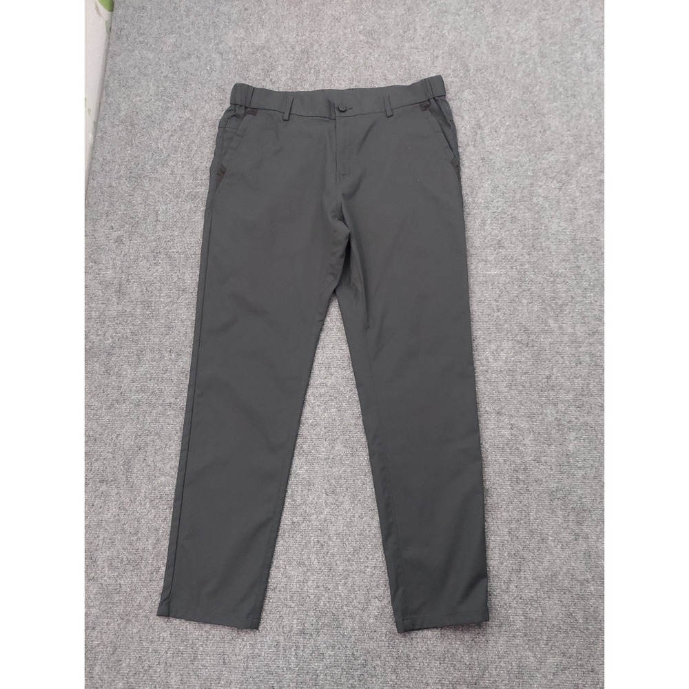 JACK ARCHER Jetsetter Pants Mens 33x30 Space Black Chino Golf Tech Stretch